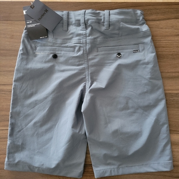 Hurley Nike Dri-Fit Cool Gray Shorts Size 10 - Picture 2 of 10